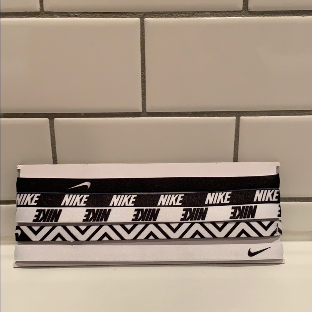 Pack of 5 no slip Nike headbands